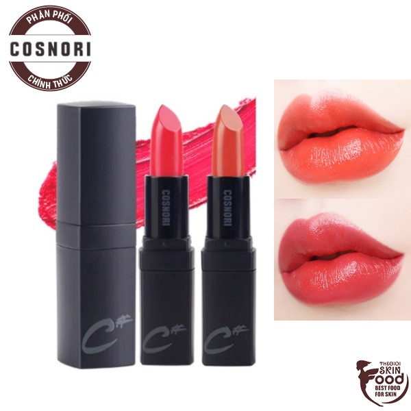 Son Thỏi Lì, Mịn Mượt Môi Cosnori Glow Touch Lipstick 3g