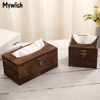 Hộp Đựng Khăn Giấy Bằng Gỗ