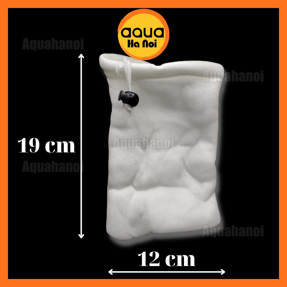 Túi lọc 1 lớp mini - loại bỏ cặn bẩn hồ cá thủy sinh - 10x15cm/12x19 cm - dễ dàng vệ sinh