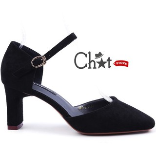 Giày sandal cao gót nữ bít mũi