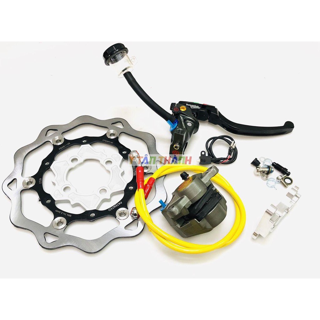 Bộ đĩa KTM heo Rembo xám tay RCS Pas Wave 110 Thái MS3029