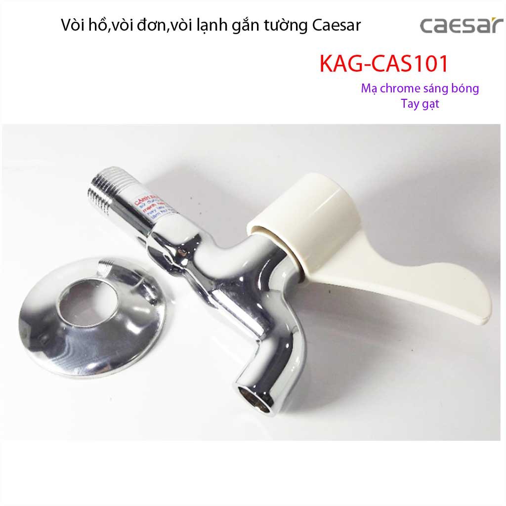 Vòi lạnh gắn tường, vòi xả nước máy giặt cao cấp KAG-CAS101