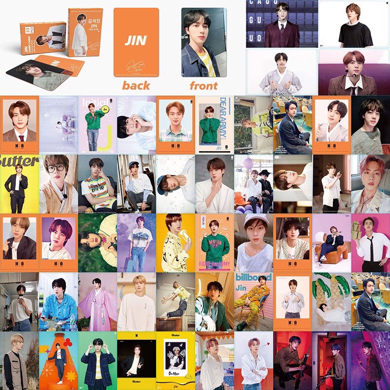 Set 55 lomo card Jin-Bts