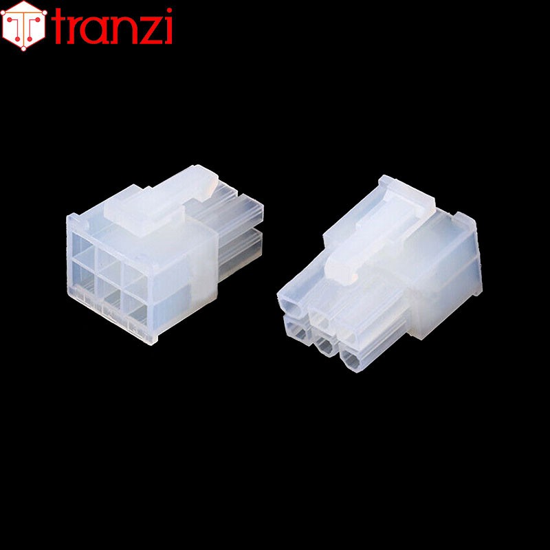 Vỏ header 4.2mm 5557 2x3P 19,8mm trắng - túi 10 cái