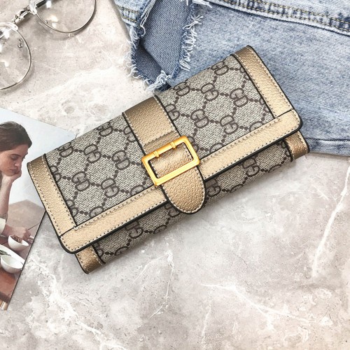 Ví Da Chuwanglin Dáng Dài In Họa Tiết Thời Trang Cho Nữ