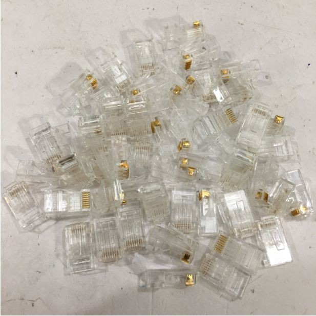 [ 3 CÁI ]  BỘ 3 đầu bấm mạng RJ45 nhựa