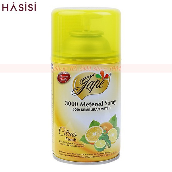 Xịt Thơm Phòng JAPE - 3000 Metered Spray 300ml (ruột thay)