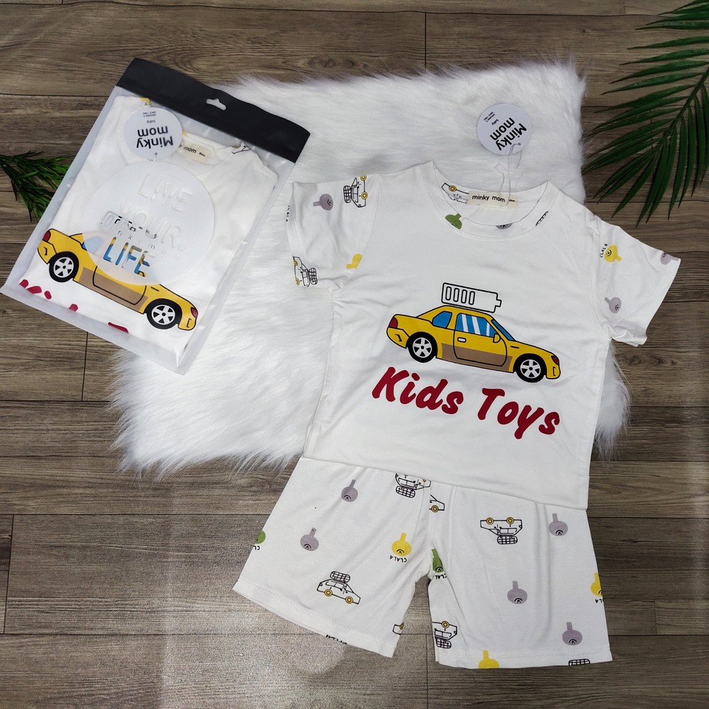 Bộ Ngắn Tay Mùa Hè Cho Bé Trai/ Gái - Chất Thun Lạnh Cực Mát | BigBuy360 - bigbuy360.vn