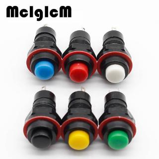 6pcs Nút Nhấn Tự Khoá Hình Tròn Tiện Dụng