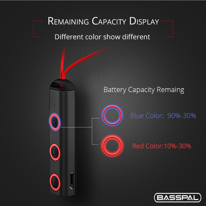 Tai nghe Basspal BT31 không dây bluetooth kiểu dáng thể thao có micro