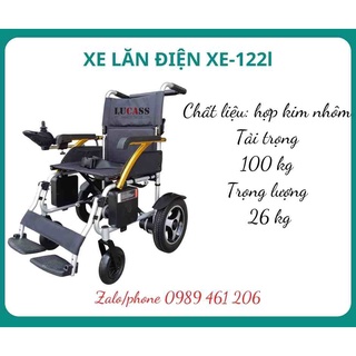 Xe lăn điện lucass xe-122l