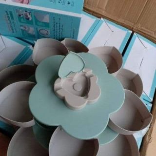 Khay mứt xoay 2 tầng màu đẹp