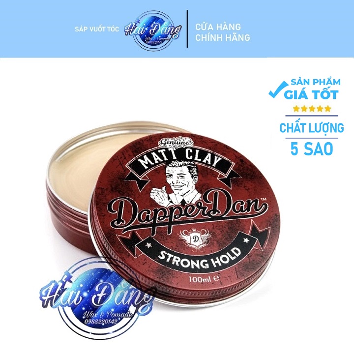 [ CHÍNH HÃNG UK ] Sáp vuốt tóc Dapper Dan Matt Clay - 100ml