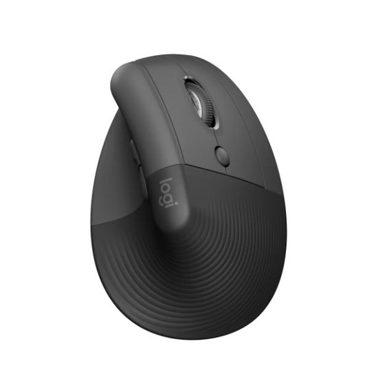 Chuột không dây công thái học Logitech Lift Vertical Ergonomic (Đen/Trắng)
