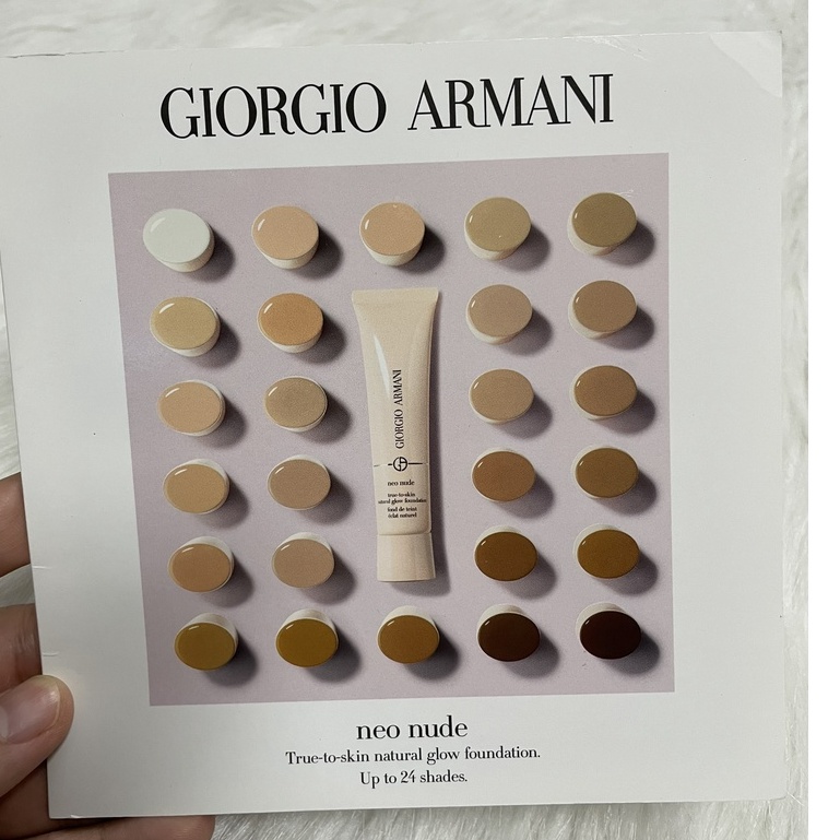 [AUTH 1000%] SAMPLE Mẫu thử kem nền Giorgio Armani Neo Nude True To Skin Natural Glow Foundation 4 x 1ml