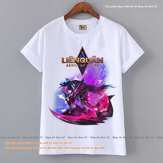 Áo thun Game Liên quân mobile in hình Mina Tiểu thư đoạt hồn - Mẫu mới M2455 Hàng Có Sẵn