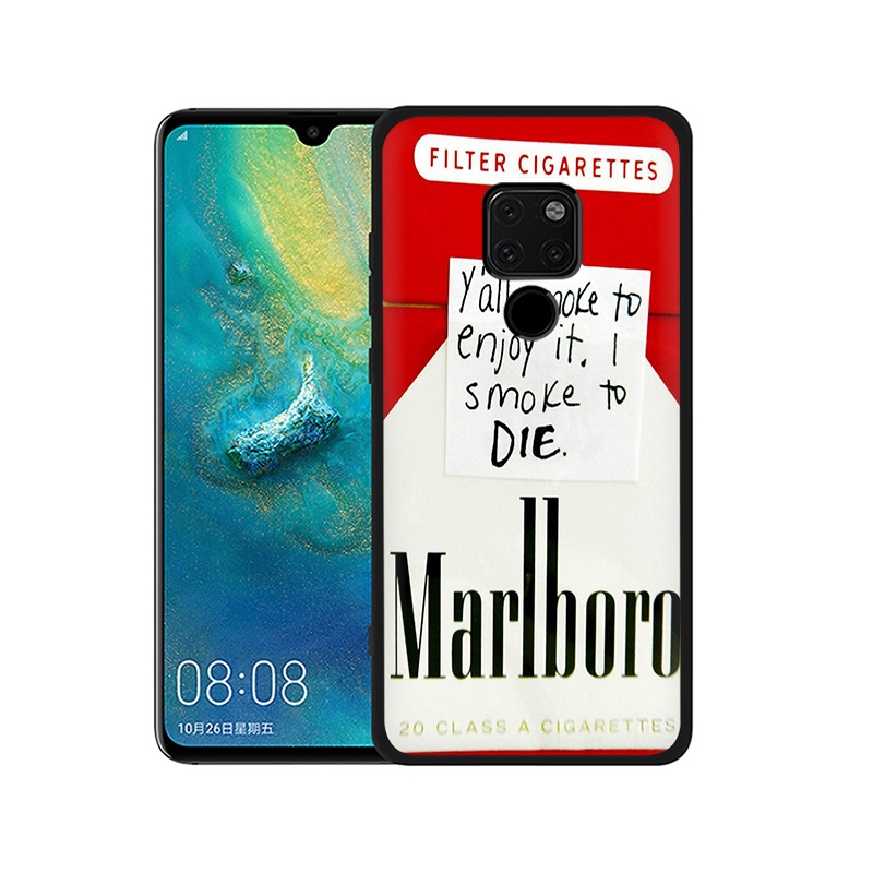 Ốp Điện Thoại Mềm Hình Marlboro S115 Cho Honor 8 9 10 Lite 8a 8c 8x View 20 20s 30 V30 Pro