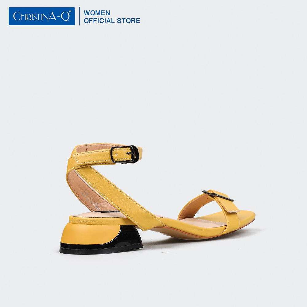 Giày sandals nữ gót trụ ChristinA-Q XDN284