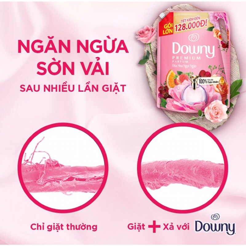 NƯỚC XẢ VẢI DOWNY ĐOÁ HOA NGỌT NGÀO CHAI 800ML