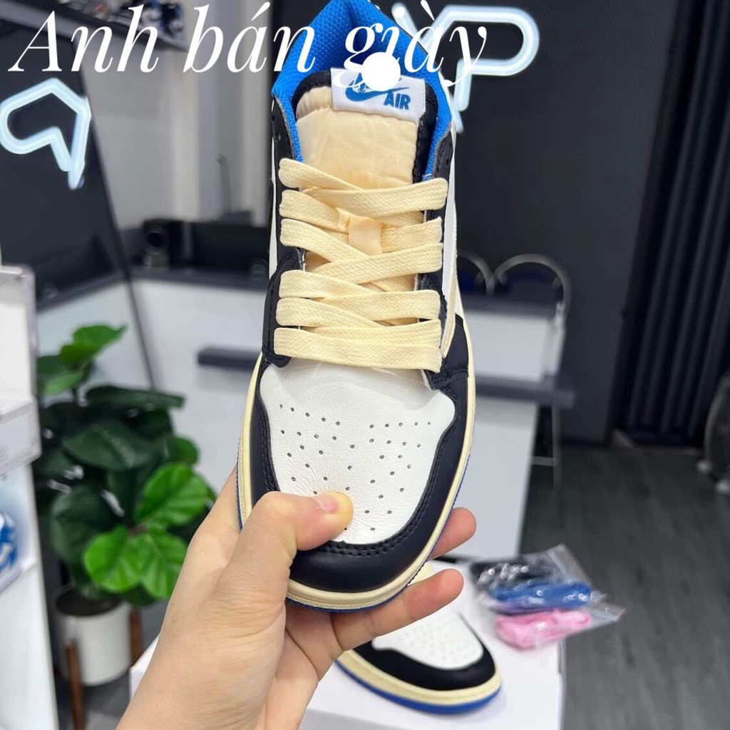 Giày thể thao JD tra.vis xanh trắng, đen trắng, giày jd  hai màu xanh trắng, đen trắng cổ thấp sc full sizw 36-43