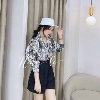 SET ÁO SƠ MI BEO QUẦN SHORT (KÈM VIDEO HÌNH THẬT)