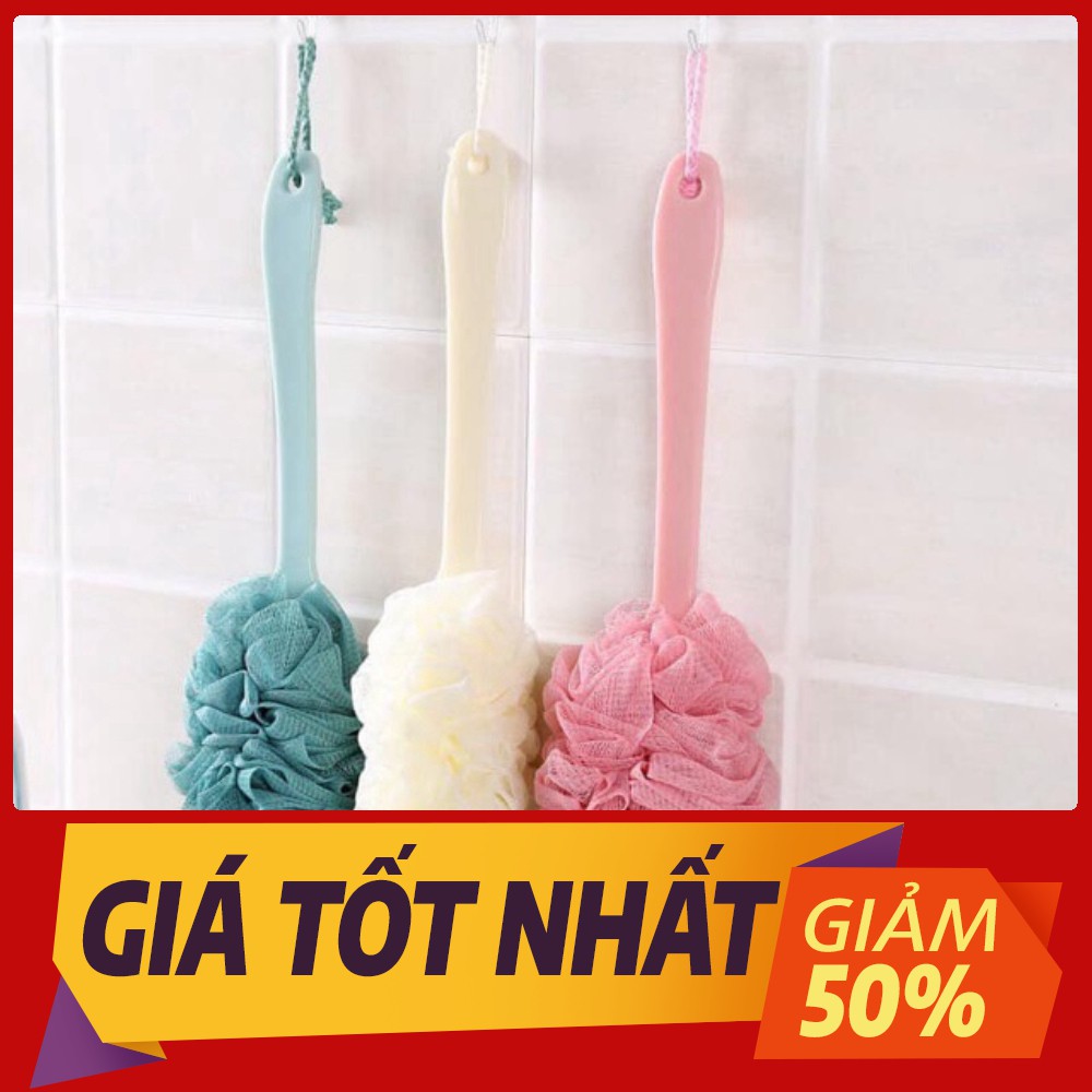 [Sale toàn shop] Bông tắm có cán dài