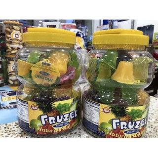 RAU CÂU TRÁI CÂY FRUZEL ASSORTED NATURAL FRUIT JELLY 1450g -MỸ