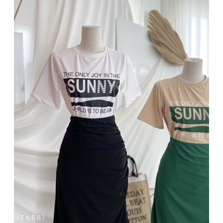 [BBSTORES] Đầm Set Thun Chữ Sunny - Tk581