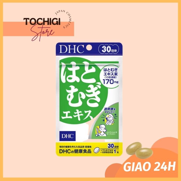 Viên uống Trắng da DHC Adlay Extract Nhật Bản 15v/gói và 30v/gói