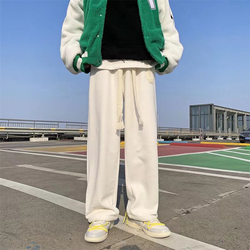 Quần thể thao ống suông rộng phong cách mùa hè thời trang năng động cho nam