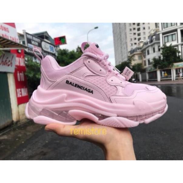 Giầy balenciaga hồng nhạt hàng 1:1 ( full box + free ship ) Xịn Xò new new new . 2020 K . ! , ' ; ⚚ /