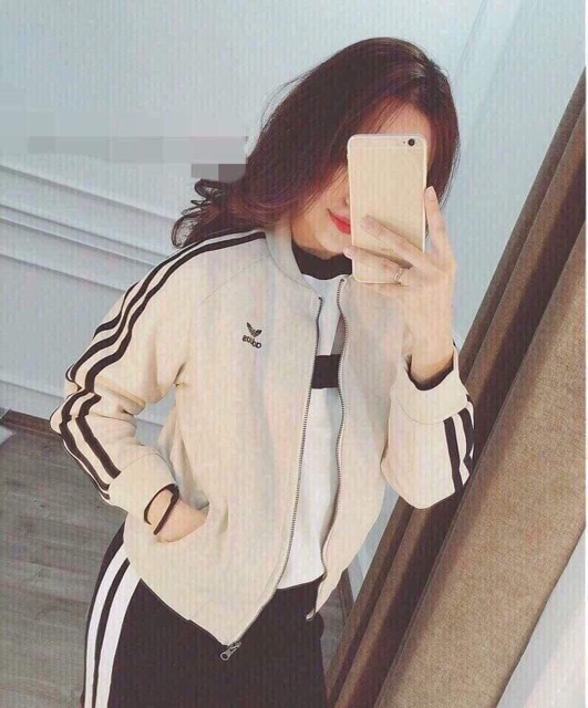 ÁO BOMBER DA LỘN ADIDAS