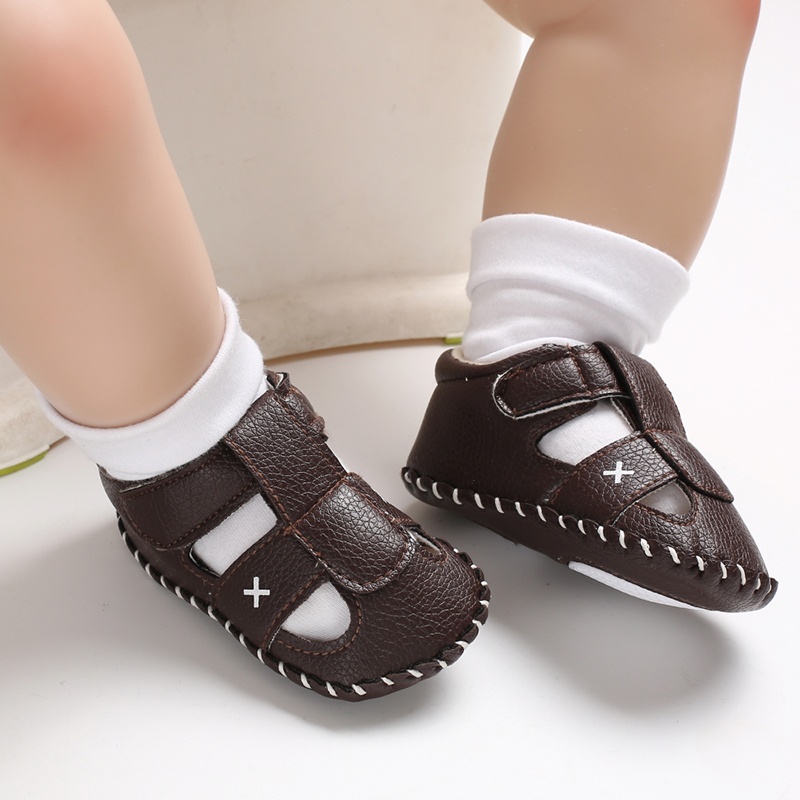 Xăng đan Đế Cao Su Mềm Chống Trượt Mùa Hè Cho Bé Sơ Sinh Tập Đi