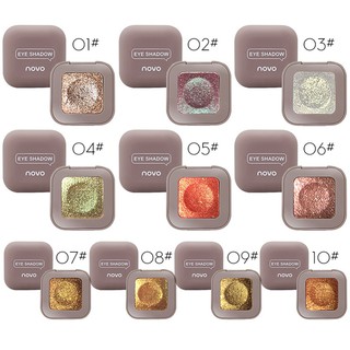 NOVO Monochrome High Flash 10 Color Eyeshadow【F】
