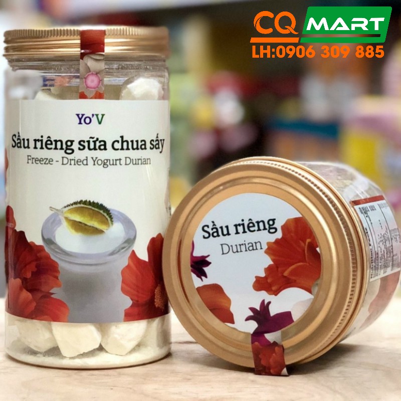 Sữa Chua Sấy Vinamit Vị Sầu Riêng Hũ 90g