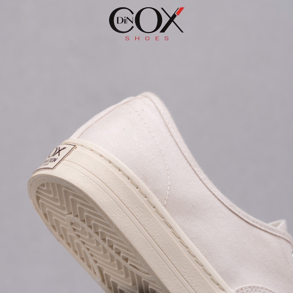 Giày Sneaker Nam Vải DINCOX E06 OFFWHITE