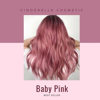 Thuốc nhuộm tóc Baby Pink (kèm trợ nhuộm, găng tay)