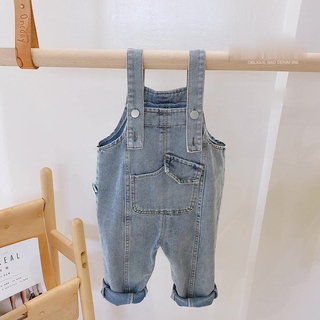 Quần yếm denim dễ thương cho bé trai