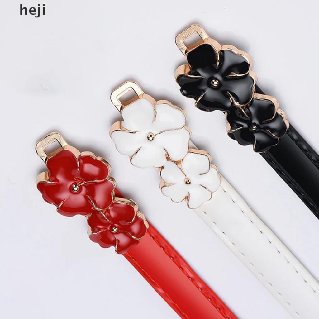 Thắt Lưng Da Bóng Họa Tiết Hoa Anh Đào Thời Trang Cho Nữ | BigBuy360 - bigbuy360.vn