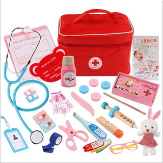 Bộ đồ chơi Bác sỹ Túi đỏ bằng gỗ
