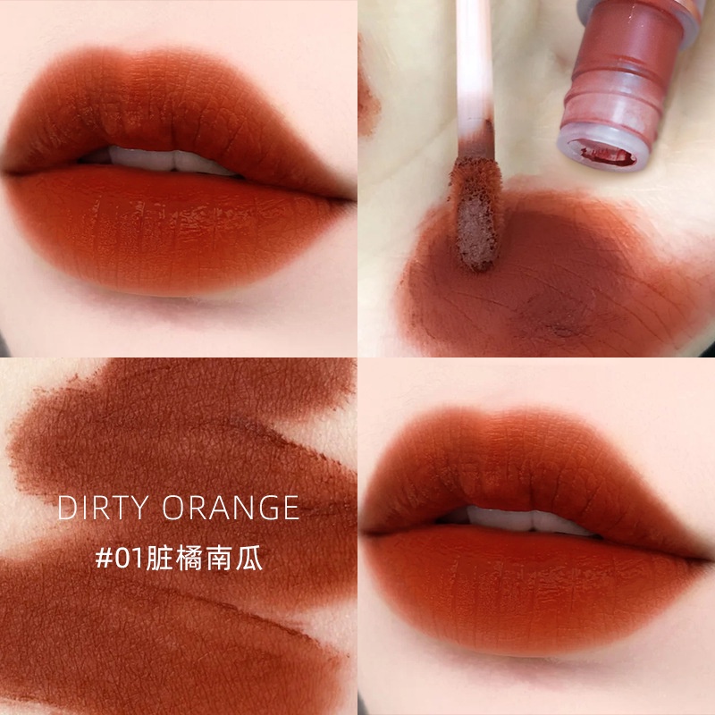 [Hàng mới về] Son kem lì phân cực mịn như nhung chống nước lâu trôi không dính cốc thời trang cổ điển dành cho bạn nữ