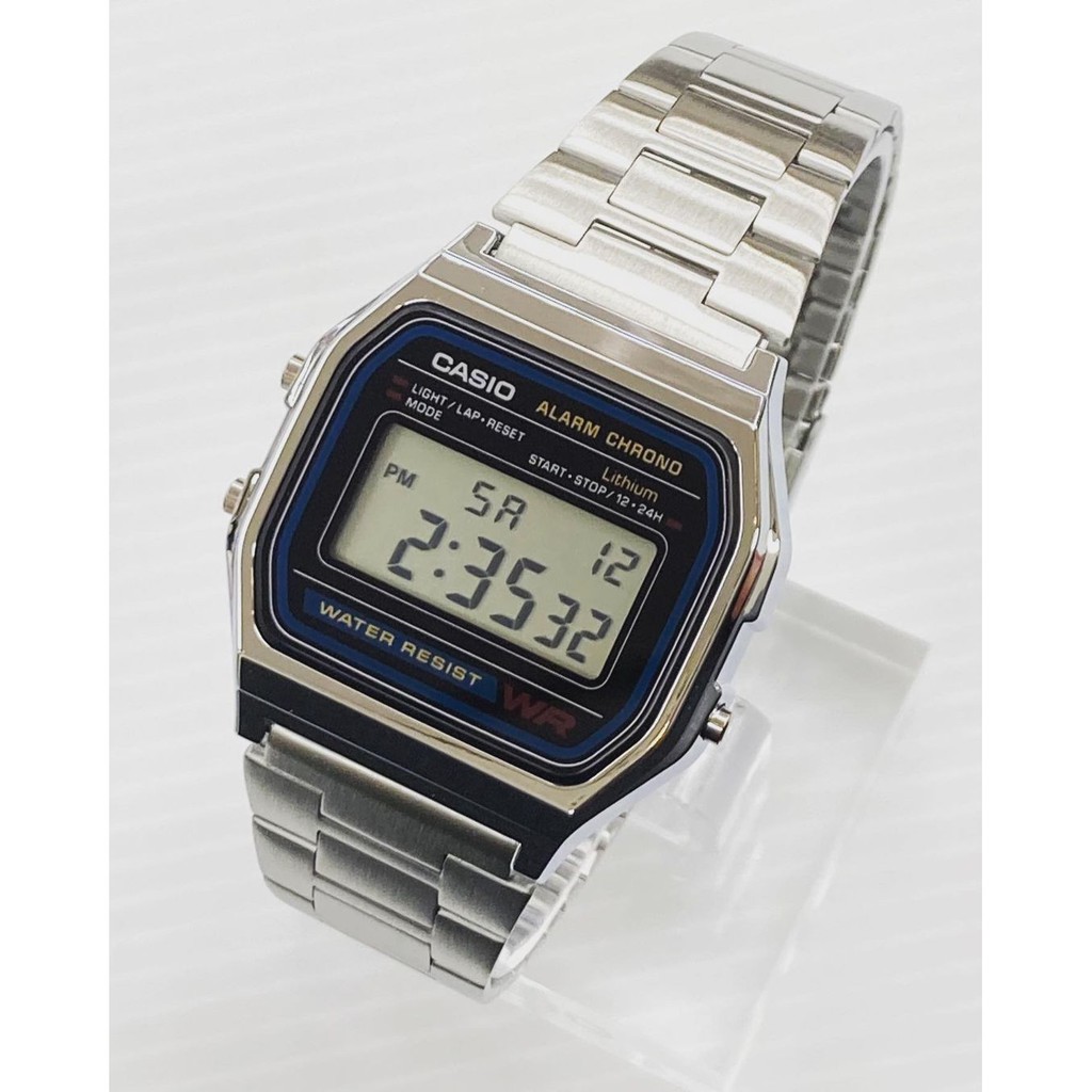 Đồng hồ nam casio A159-A158 Full box điện tử chống nước siêu cá tính và trẻ trung năng