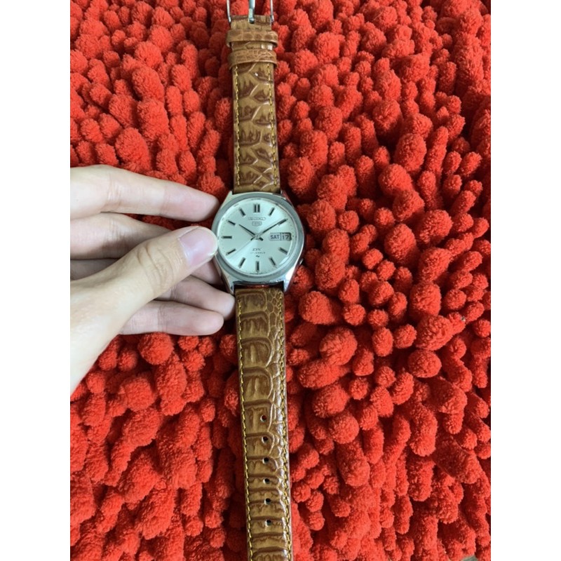 Đồng hồ Nam Seiko 5 DX AUTOMATIC 2 lịch hàng si