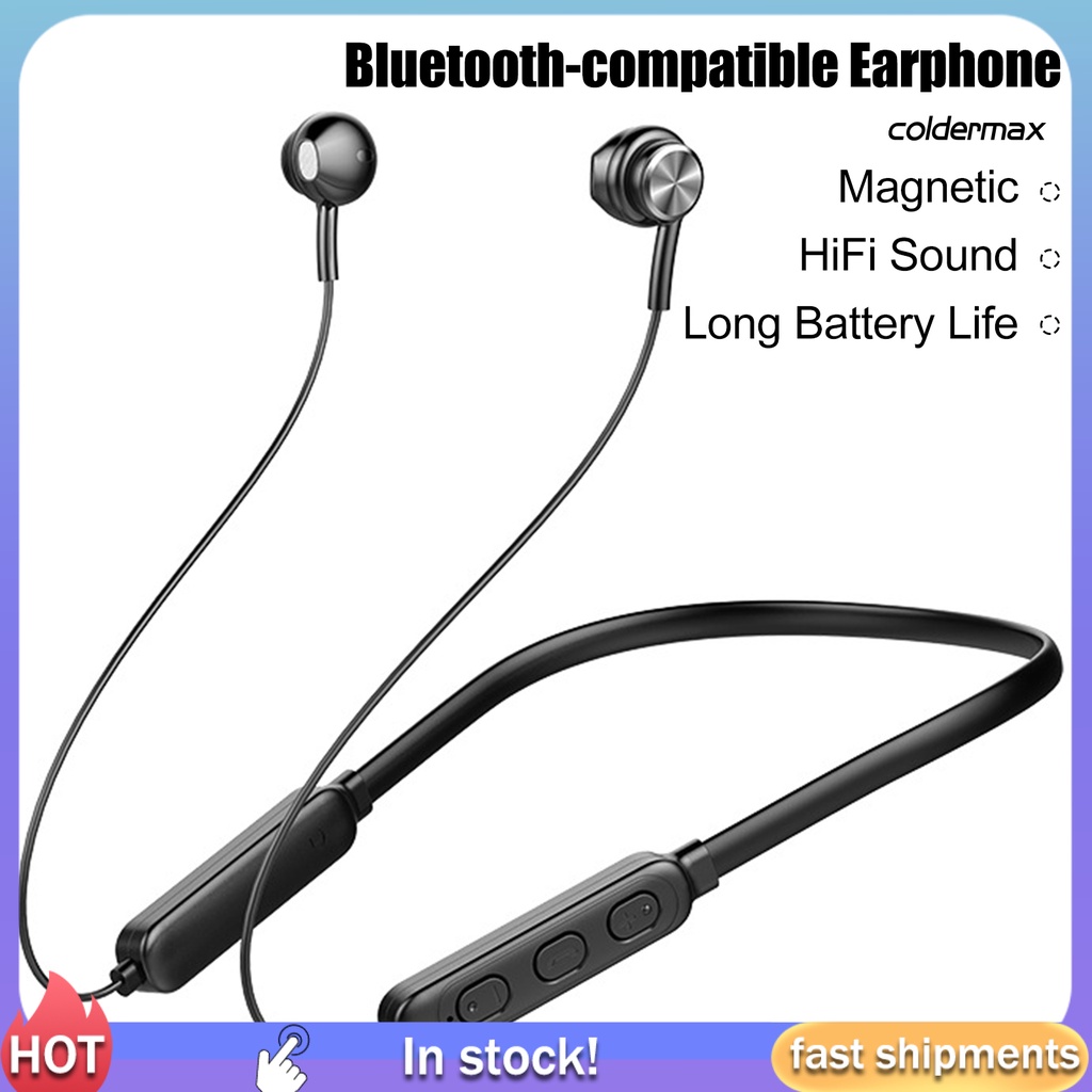 Tai Nghe Nhét Tai Không Dây HiFi Chống Thấm Nước IPX5 Kết Nối Bluetooth 5.0 Âm Thanh HiFi Có Nam Châm Phong Cách Thể Thao Cho Chạy Bộ