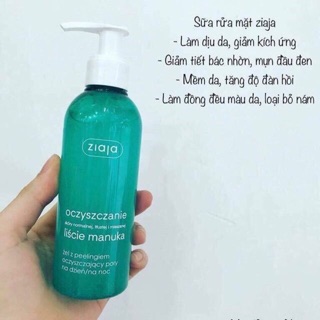 Sữa rửa mặt ziaja 200ml