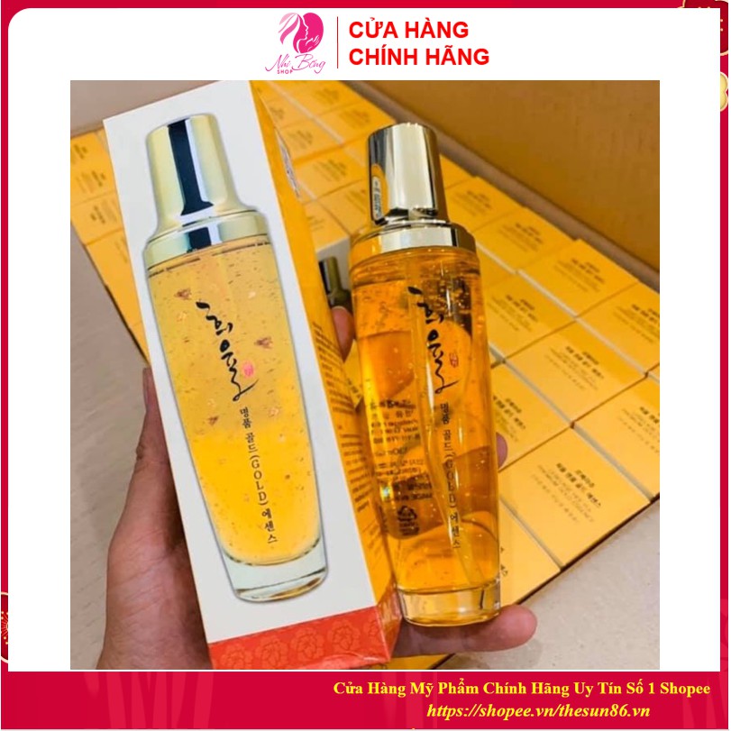 Serum vàng 24k - Serum dưỡng trắng da dưỡng ẩm tinh chất vàng 24k cao cấp Labelage Hàn Quốc 130ml