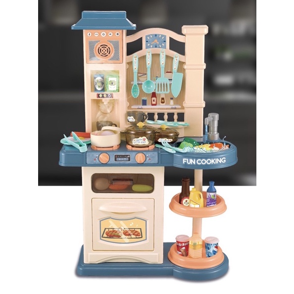 Bộ đồ chơi nhà bếp có nhạc tạo khói - kích thước 76cm đồ chơi bếp nấu ăn dành cho bé 3 tuổi đa chức năng