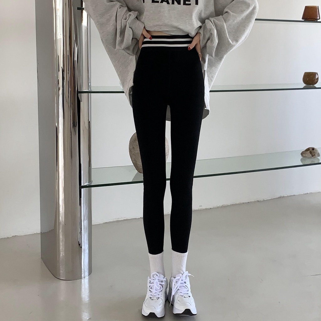 Quần legging dài ôm sát phong cách hàn quốc thời trang cho nữ