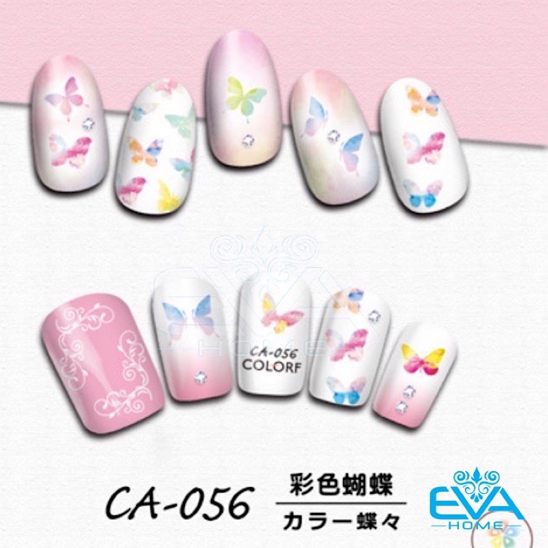 Decal Dán Móng Tay 3D Nail Sticker Hoạ Tiết Bươm Butterfly CA 056