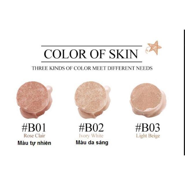 BB Cream Air Cushion Phấn Nước Bioaqua  vỏ vàng sang chảnh